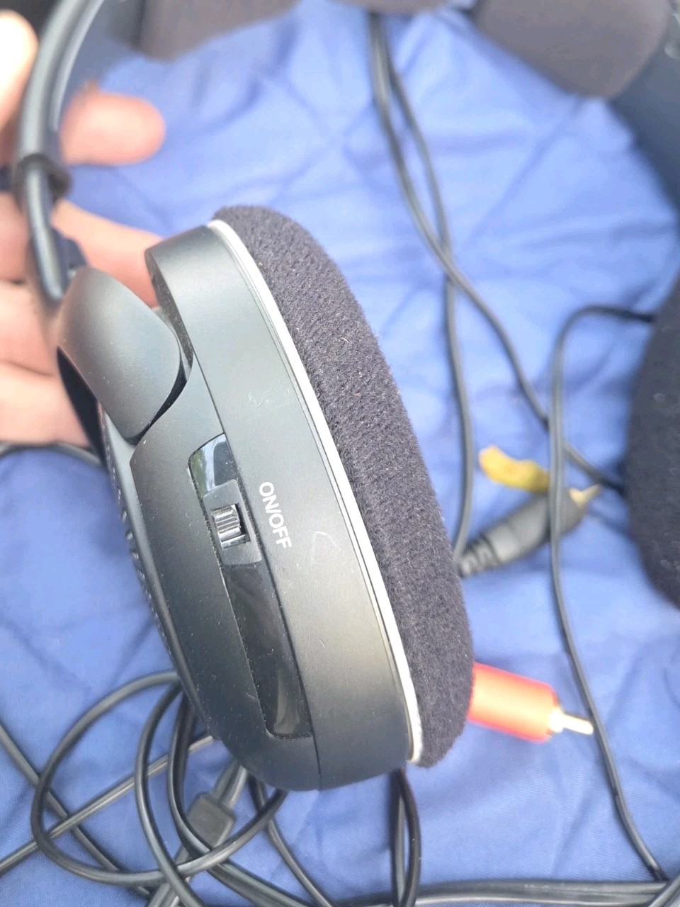 Sennheiser TR120 On-Ear Wireless RF Headphones with Charging Cradle