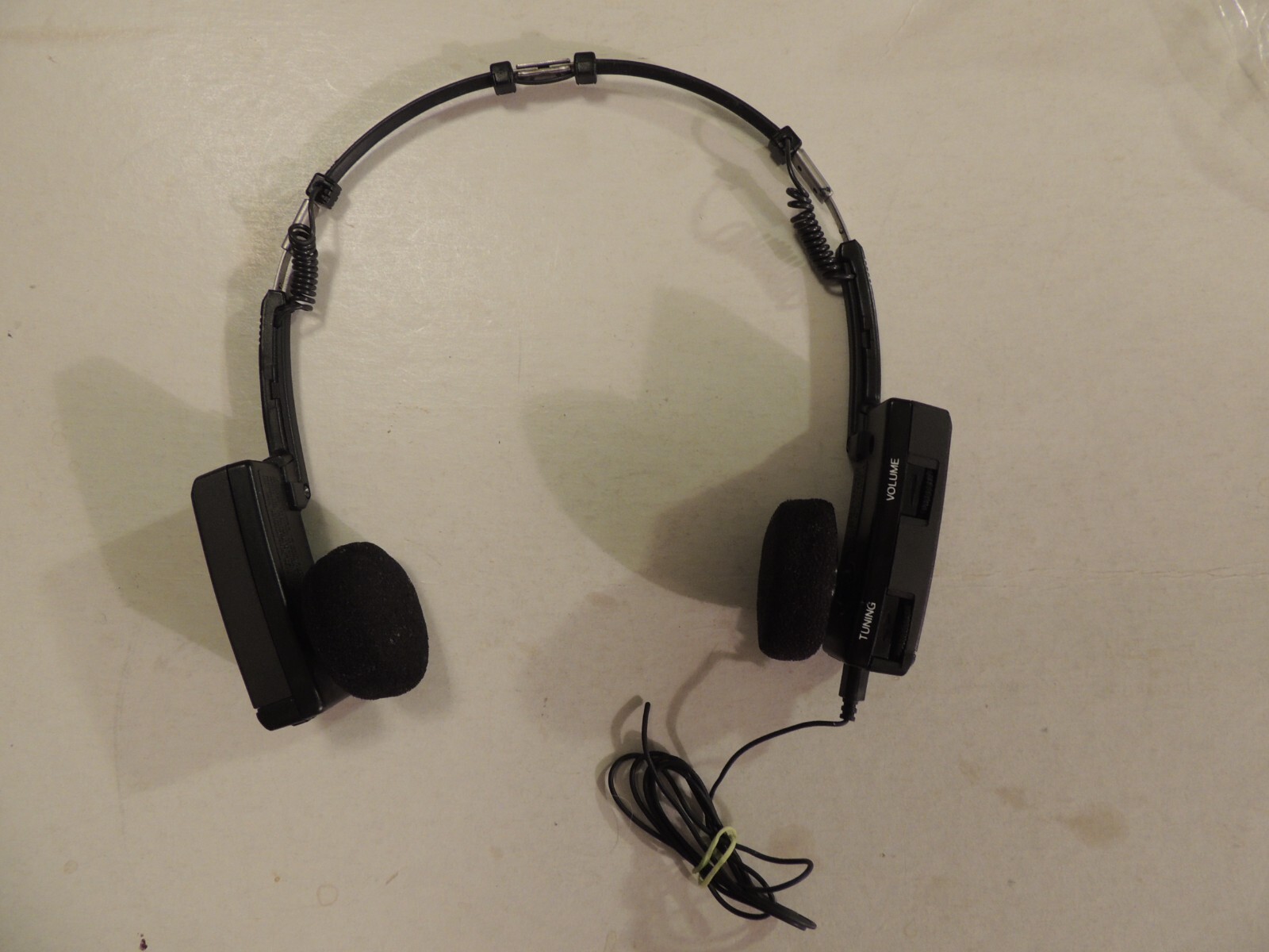 Vintage 1980’s General Electric GE 7-1285D Foldable FM Radio Headphones