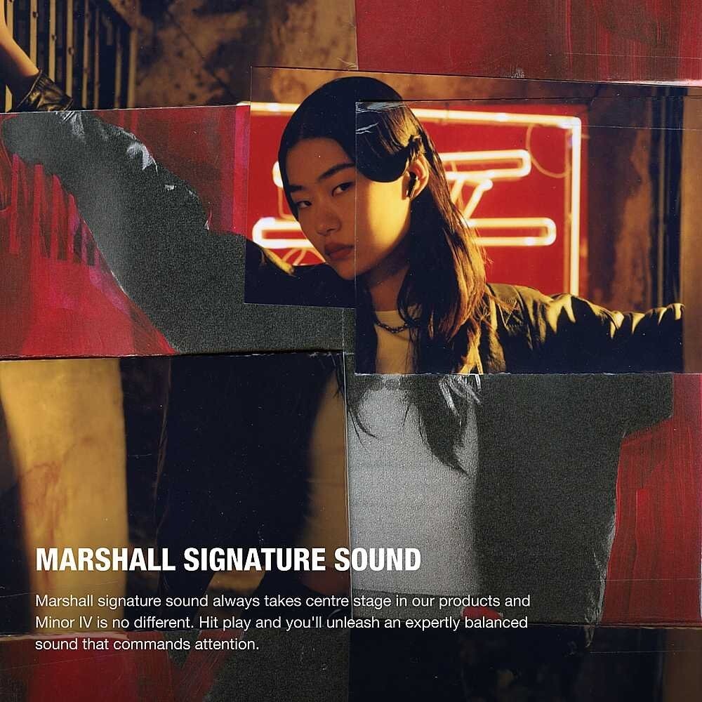 Marshall Minor IV Wireless Earbuds (Black)