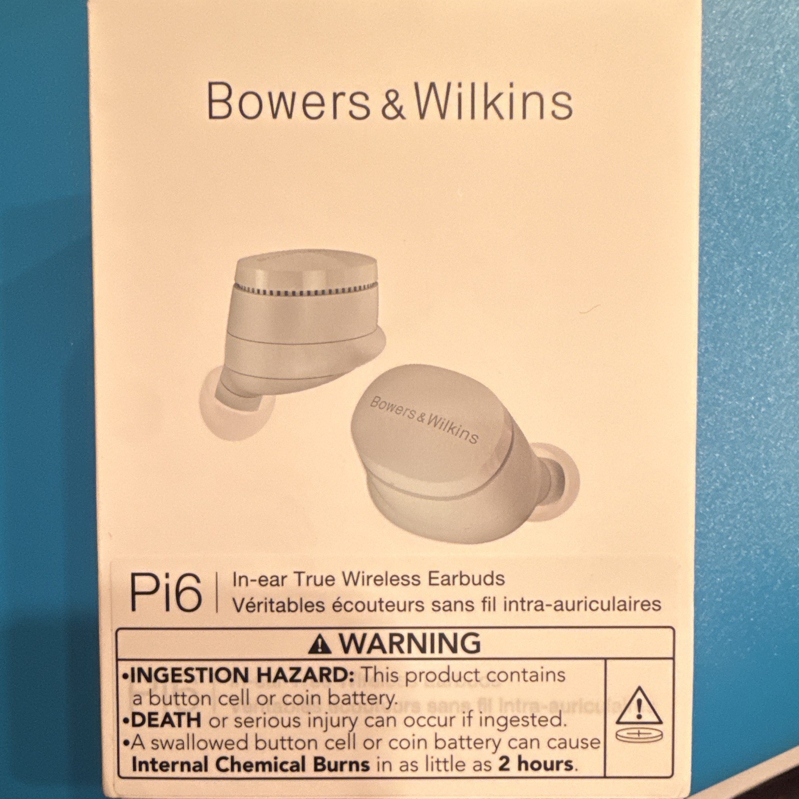 Bowers & Wilkins Pi6 True Wireless In-Ear Earbuds ANC Touch Control Green