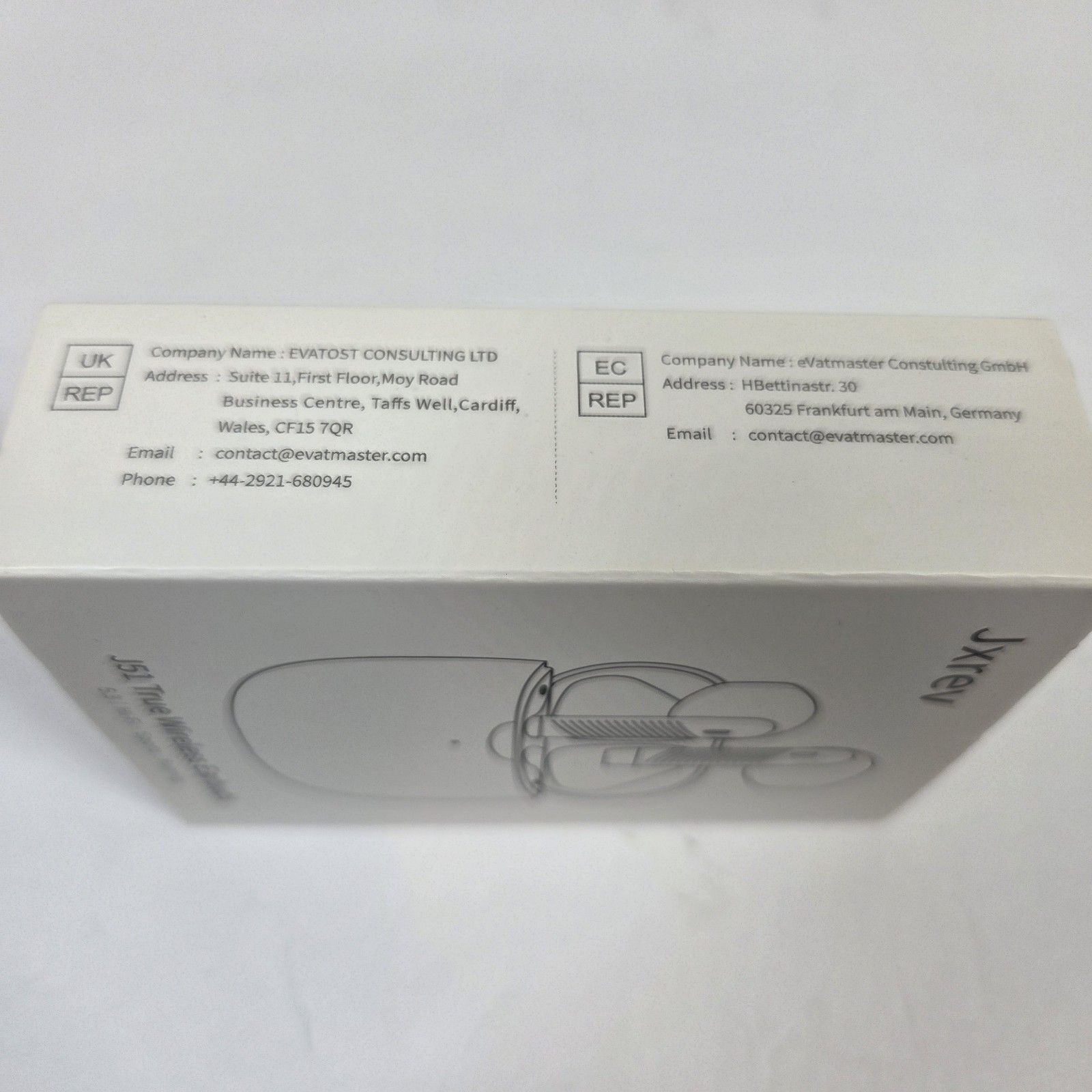 Wireless Earbuds Purple Bluetooth & Android iOS Brand New In Box J51