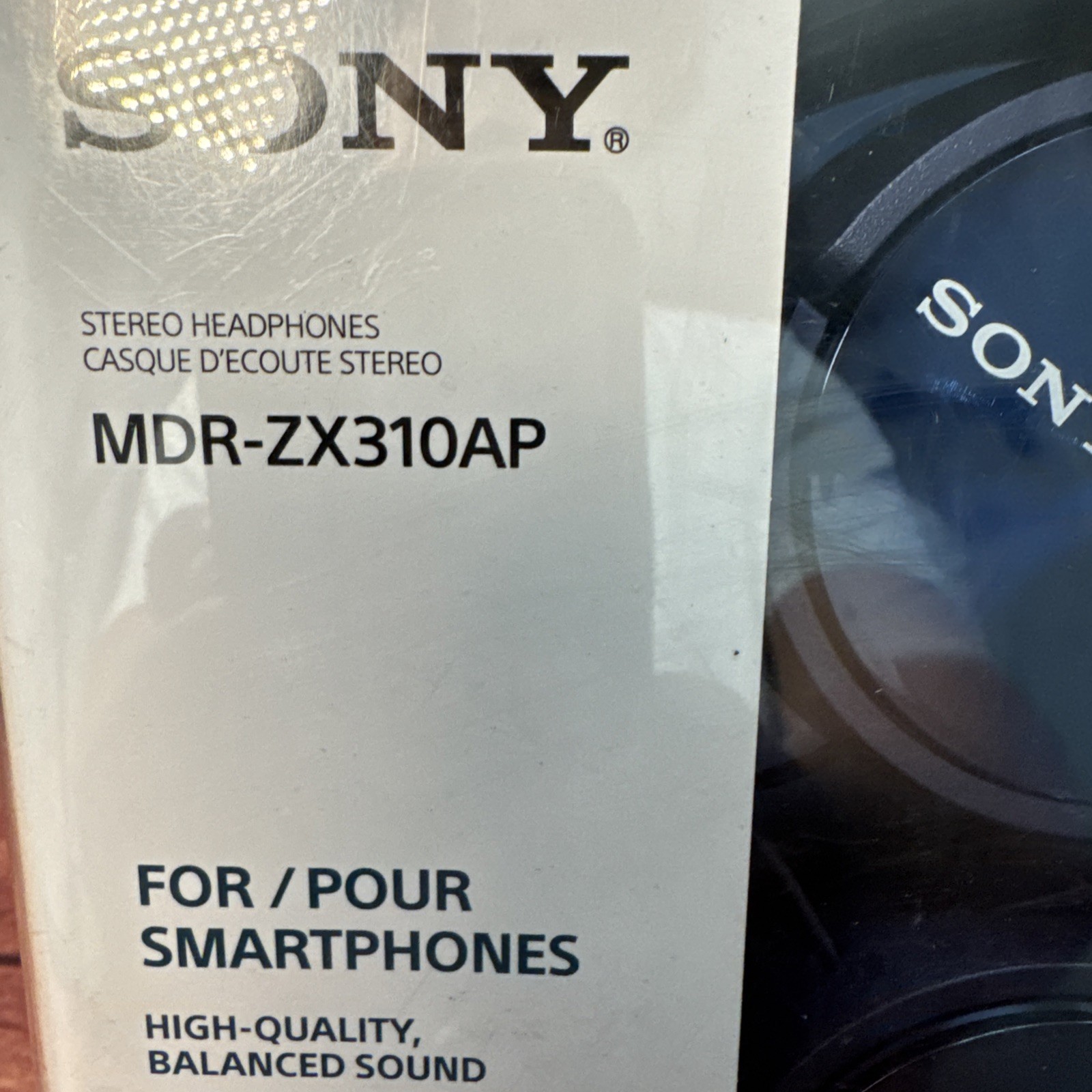 Sony On-the-Ear Wired Built In Mic Headphones- Blue (MDR-ZX310APLZ) New