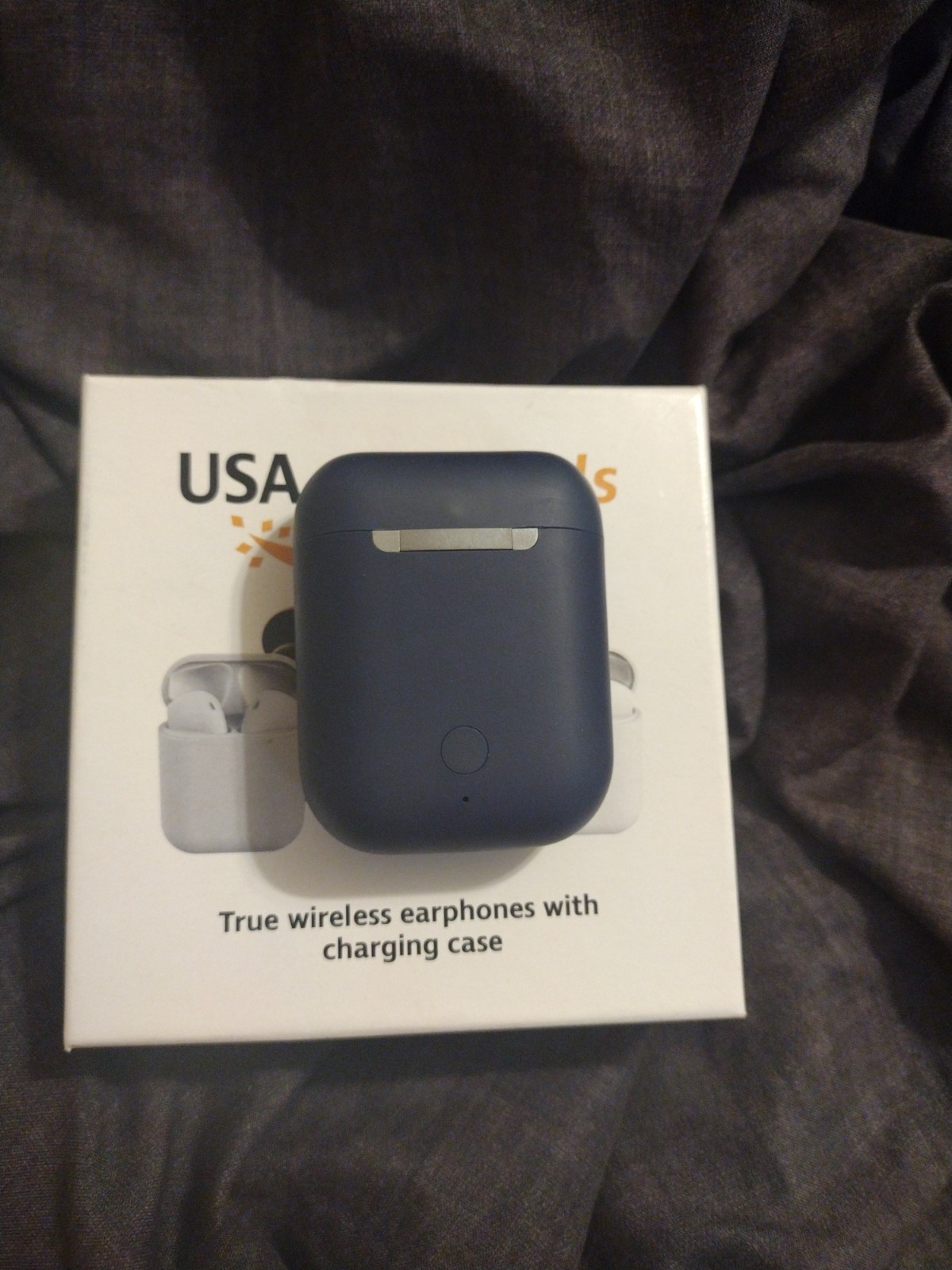 InPods 12 True Wireless Stereo V5.0 Earbuds – Navy Blue, barely used.