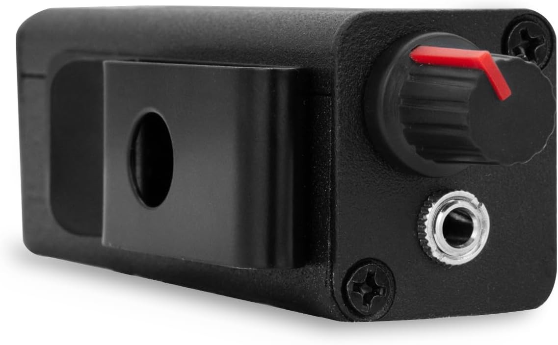 Compact Wired Body Pack with Passive Volume Control for Headphone Extension