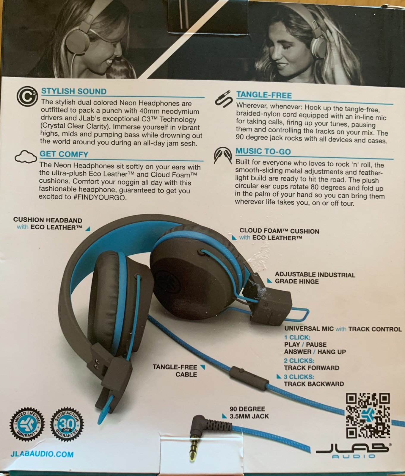 JLAB On-Ear Headphones