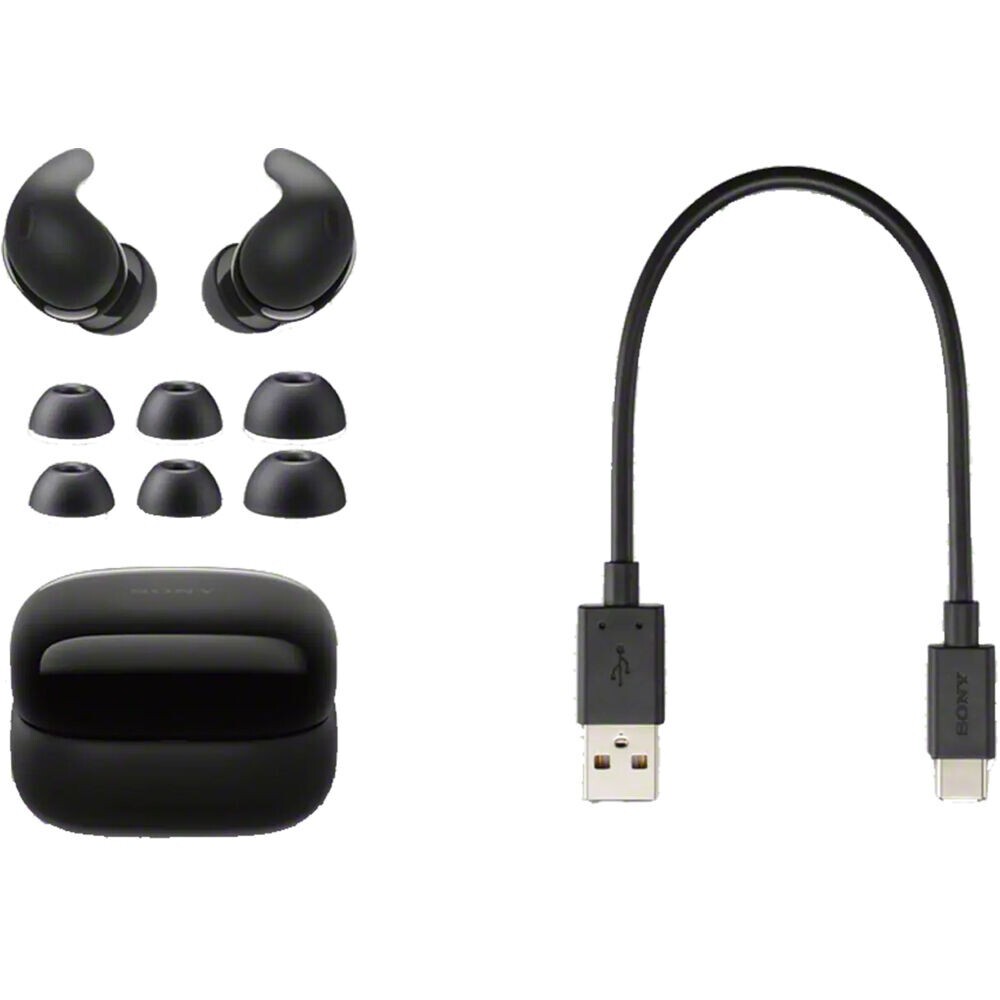 Sony LinkBuds Fit True Wireless Noise-Canceling Earbuds (Black)