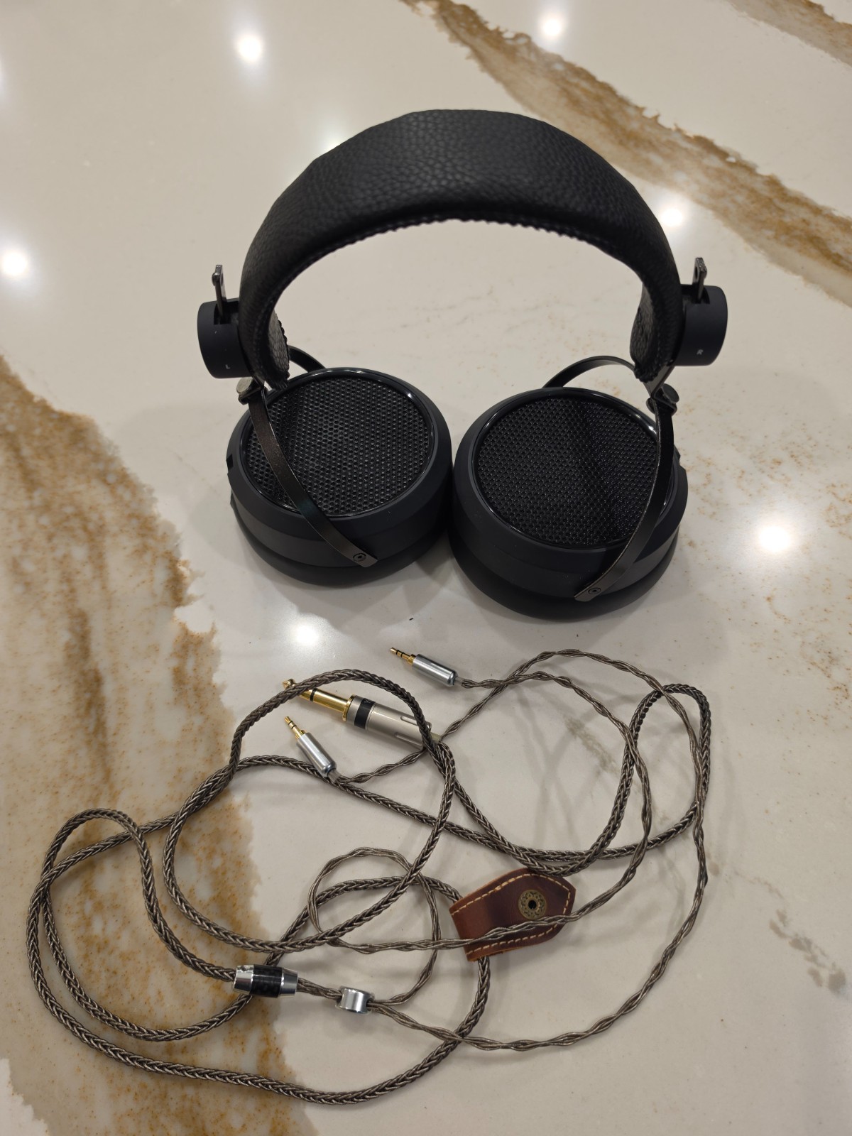 Massdrop x HIFIMAN HE4XX Planar Magnetic Headphones with Aftermarket Long Cable