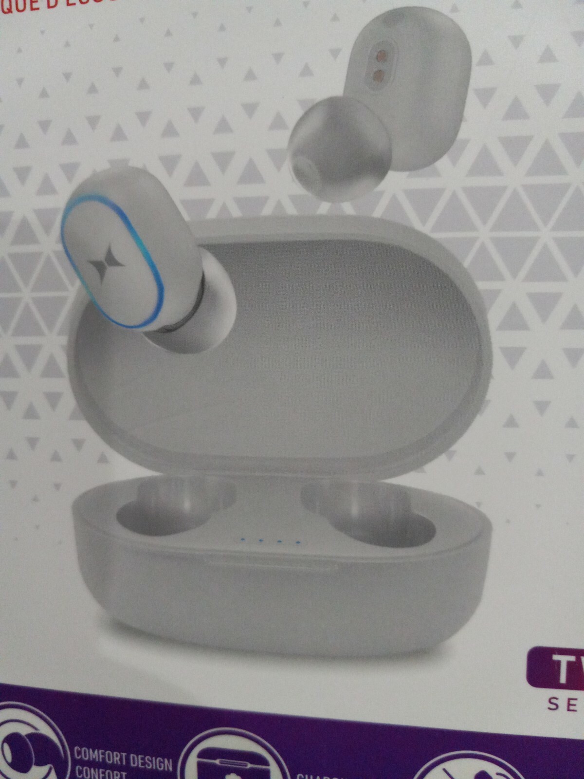 New! Aria True Wireless Earbuds by Xtreme Sound TWS Series White Charging Case!