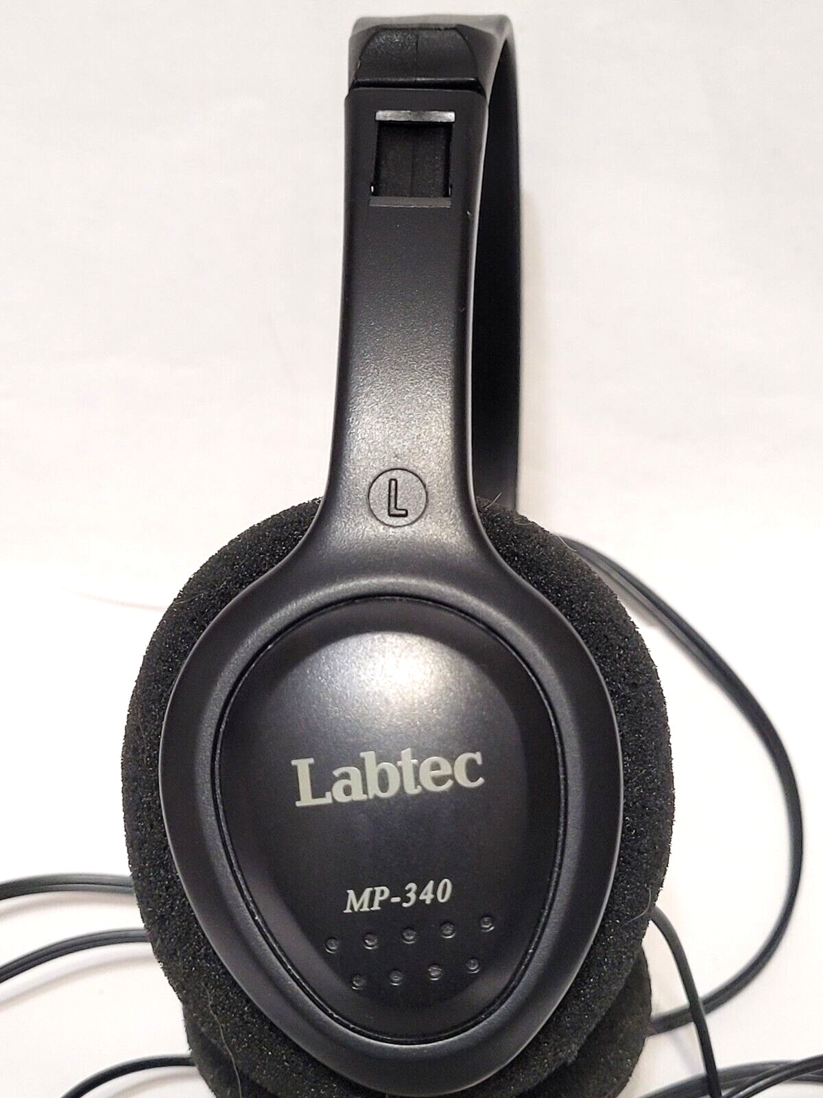 Labtec MP-340 Corded Head Phones – Black – TESTED