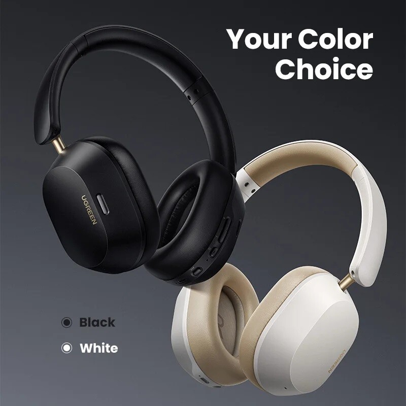 UGREEN Max5c Hi-Res LDAC 43dB Hybrid Active Noise Cancelling Bluetooth Headphone