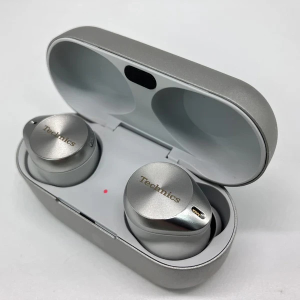 Technics EAH-AZ80-S Premium Hi-Fi True Wireless Bluetooth Earbuds Silver