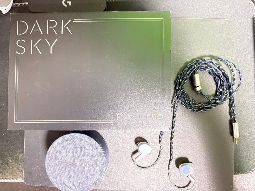 FAudio Dark Sky Wired earphones FA-2491 Blue/Black Used