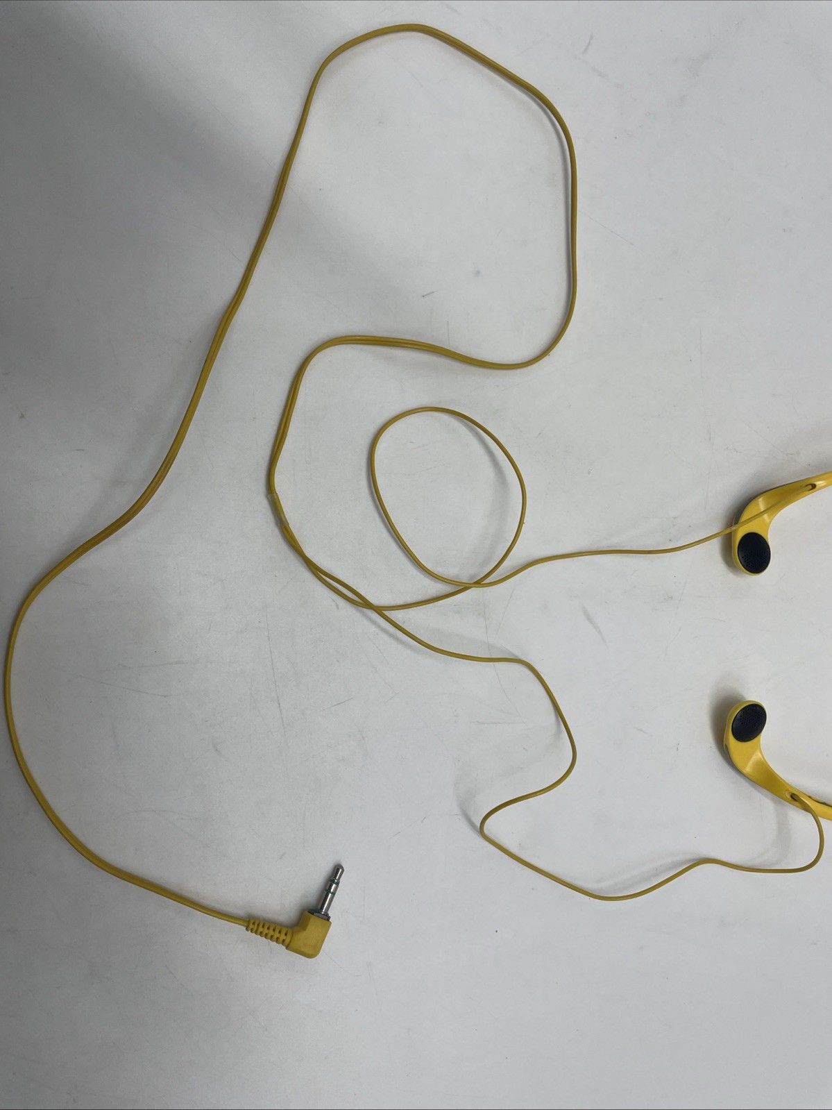 Vintage Sony Sports MDR-W014 Walkman Headphones Yellow TESTED WORKING