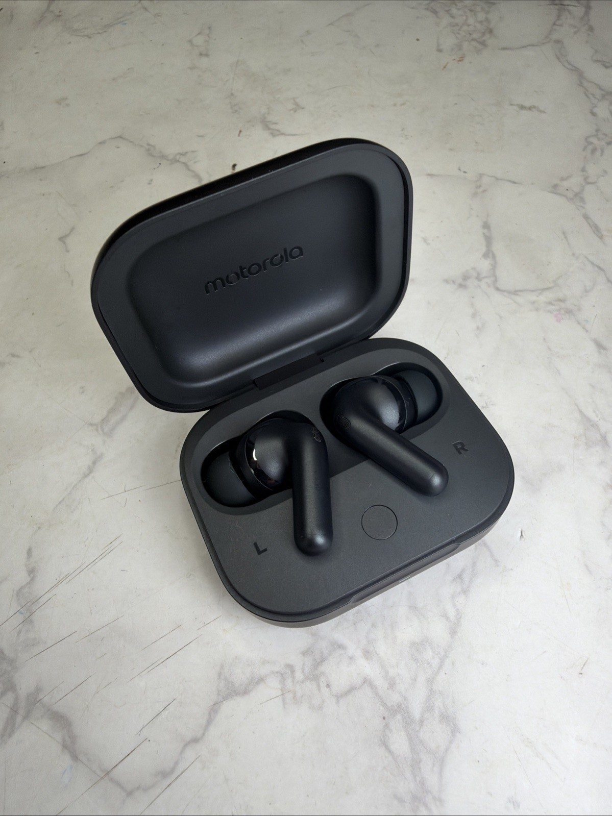 Motorola Moto Buds+ True Wireless Earbuds Sound by Bose – Forest Gray