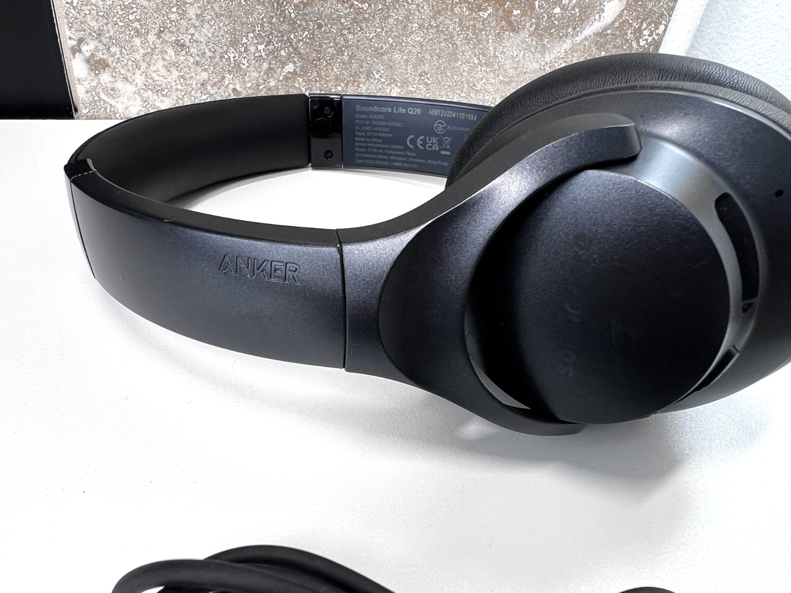 Anker Soundcore Life Q20 Hybrid Active Noise Cancelling Wireless Over-Ear Headph