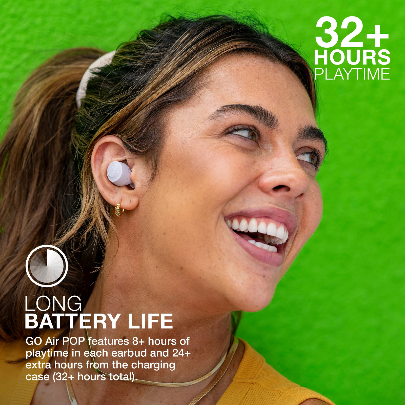 JLab – GO Air Pop True Wireless Earbuds – Lilac