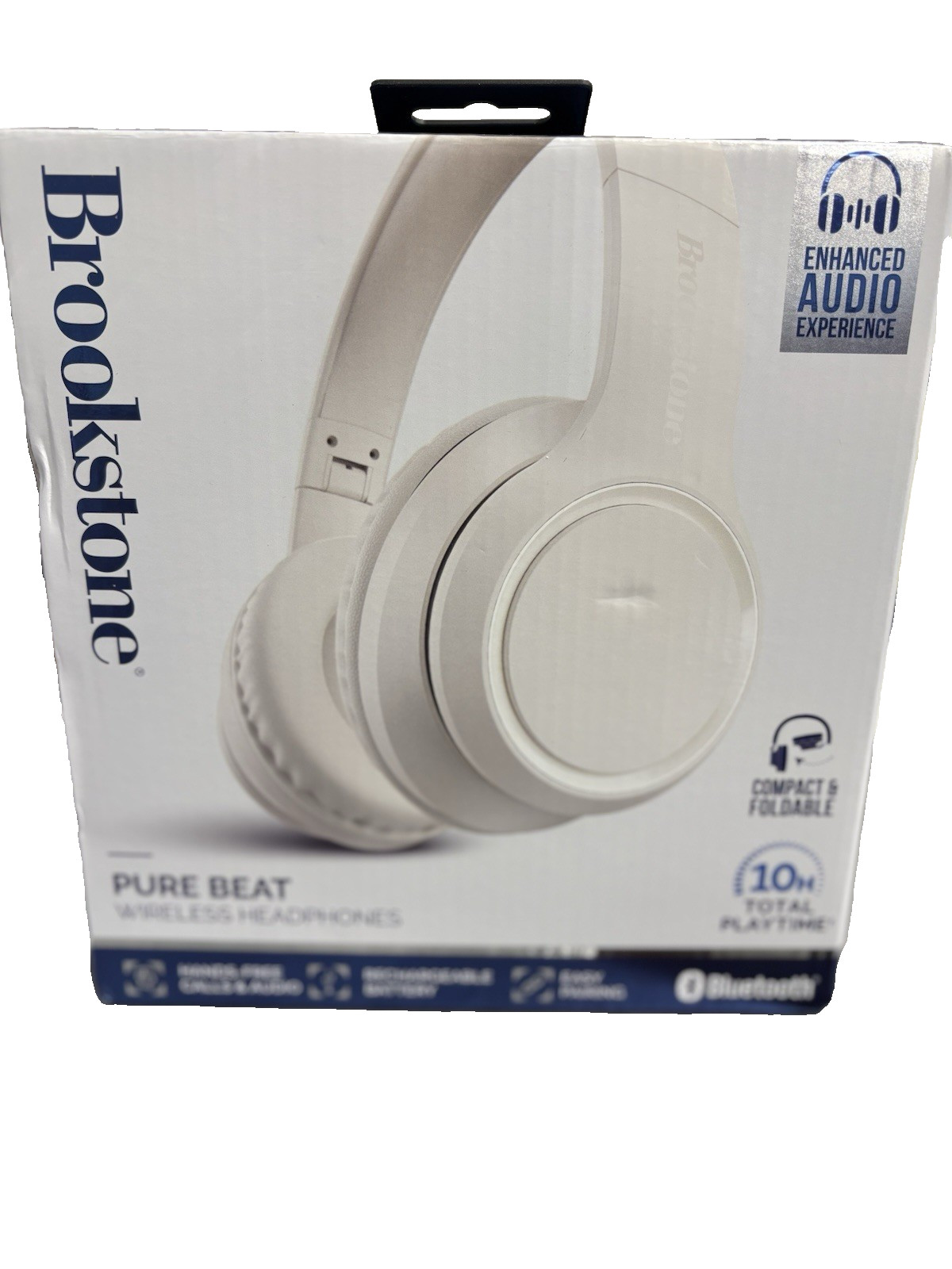 Brookstone Pure Beat Wireless Headphones Brand New