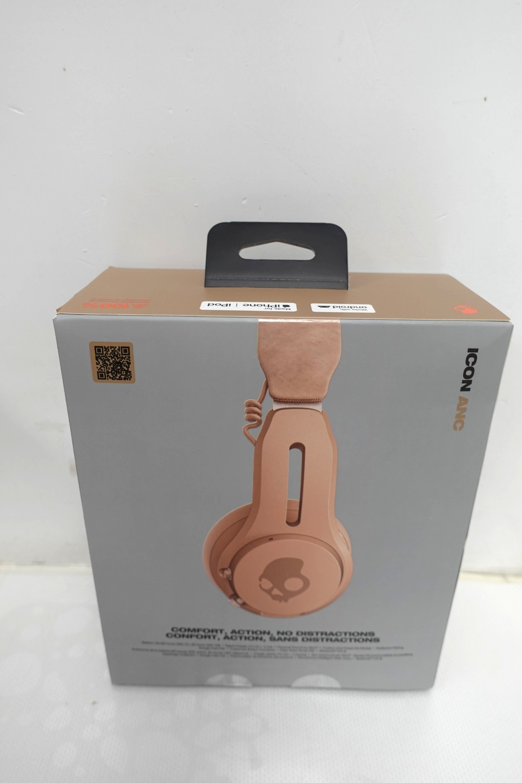 Skullcandy ICON ANC Bluetooth Headset Primer Beige W/ Noise Cancelling