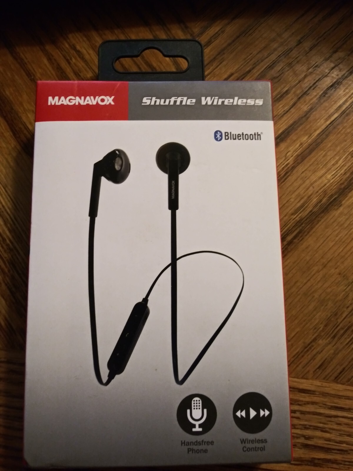Magnavox Shuffle Wireless Bluetooth Handsfree Phone Wireless Control 12mm Driver