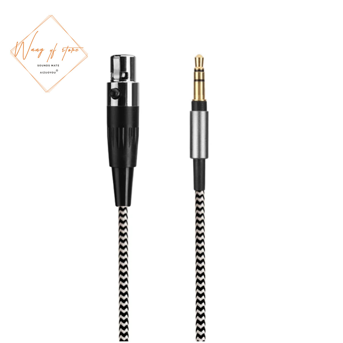 Nylon Audio Cable For AKG K550 K553 K240 K271 K141 K171 K702 K712 Q701 Headphone