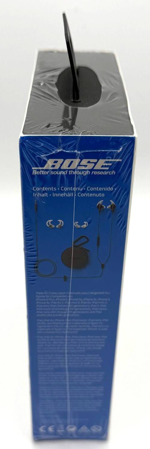 BOSE SoundSport in-ear headphones Wired Apple Controls w/ Mic Energy Green NEW