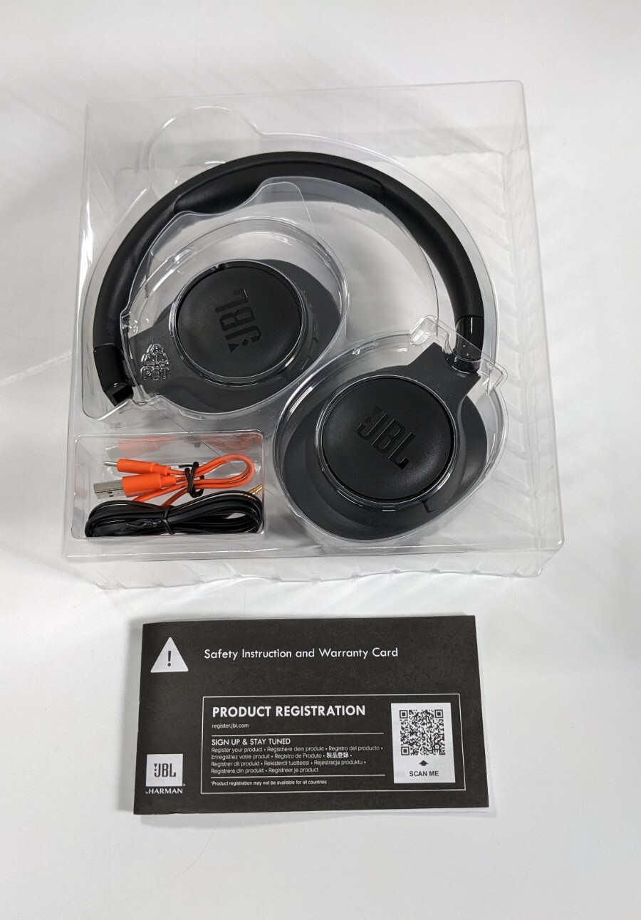 JBL Tune 760NC Over-Ear Noise Cancelling Bluetooth Headphones-Black