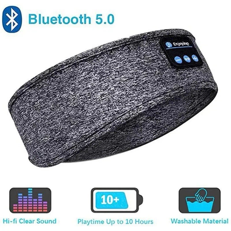 “Bluetooth Sleep Headband – Comfortable, Wireless Audio for Sleep, Workouts
