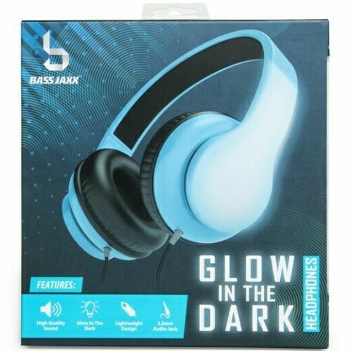 “GLOW IN THE DARK” Headphones Larger Size Choice Of 5 Colors NEW COLR TURQUOISE