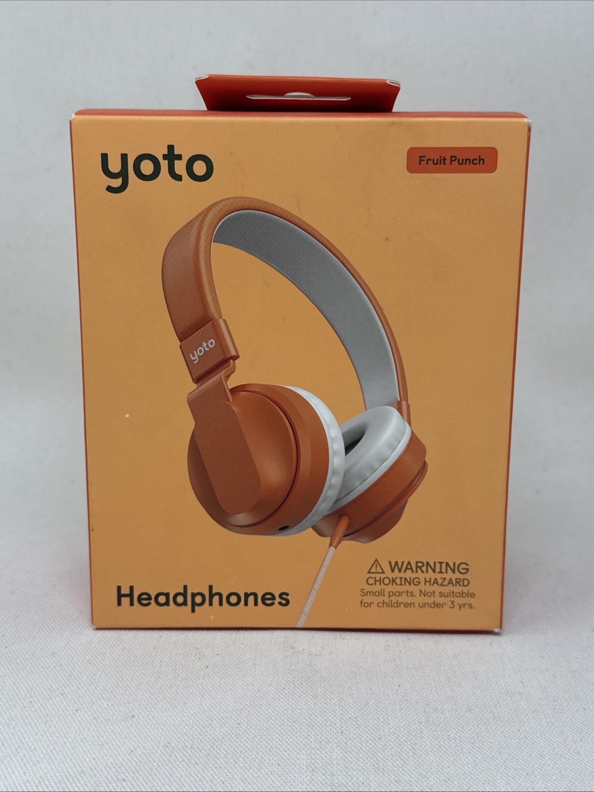 Yoto Wired Headphones: Over-Ear, 3.5mm Jack for Kids- Fruit Punch