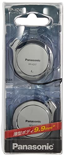 Panasonic Clip Headphones Silver RP-HZ47-S code length abt.1.0m On Ear 102dB/mW