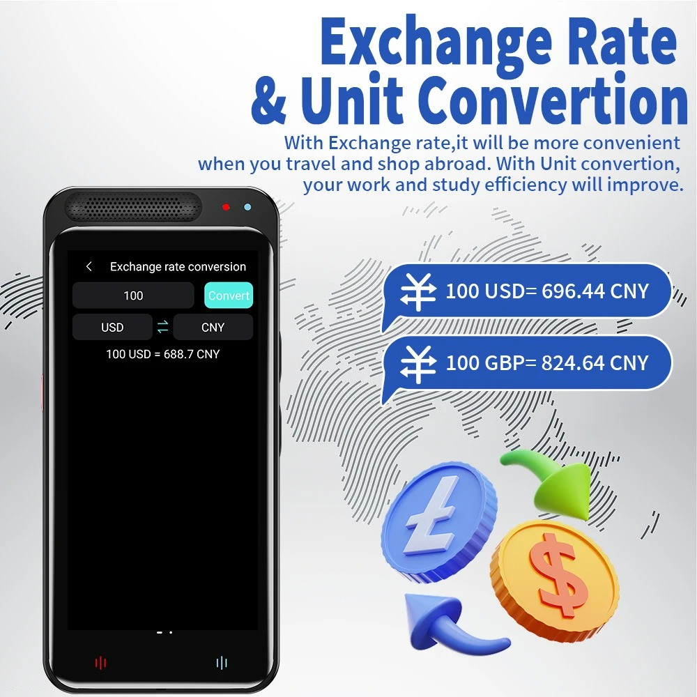 Portable Smart Translator Device 134 Languages Voice Photo Offline WiFi