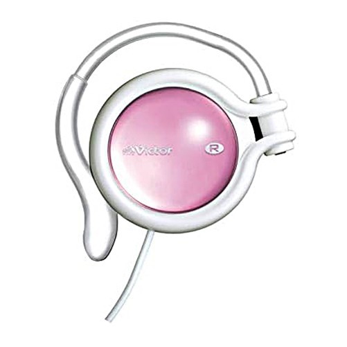 New JVC HP-AL102WP Clip-on Headphones White Pink Japan Import Lightweight Comfor