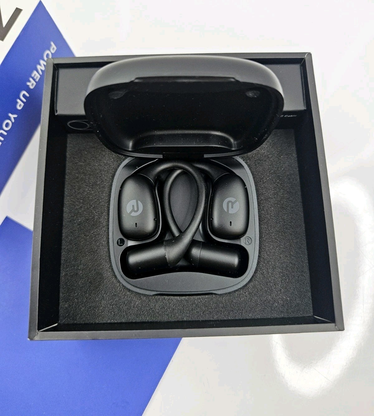 Raycon Essential True Wireless Open Ear Bluetooth 6.0 Earbuds Black NIOB RBO715