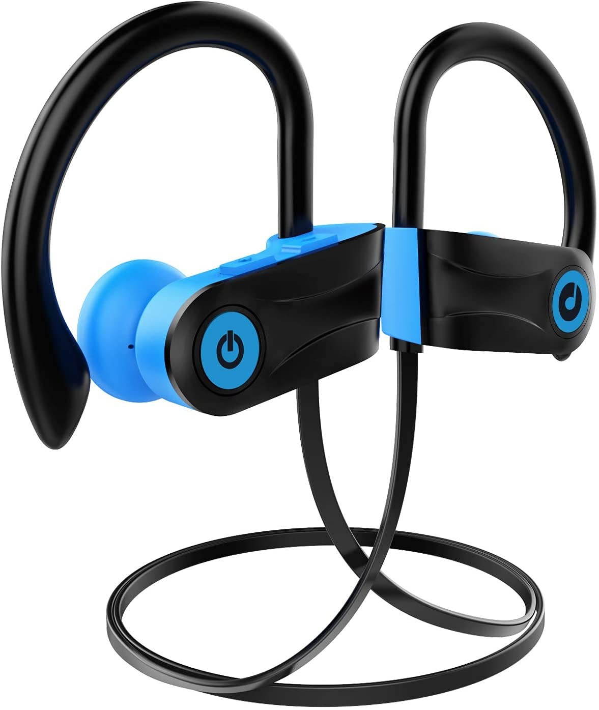 Bluetooth Headphones, Otium Wireless Sports Earbuds, Waterproof Blue, Blue