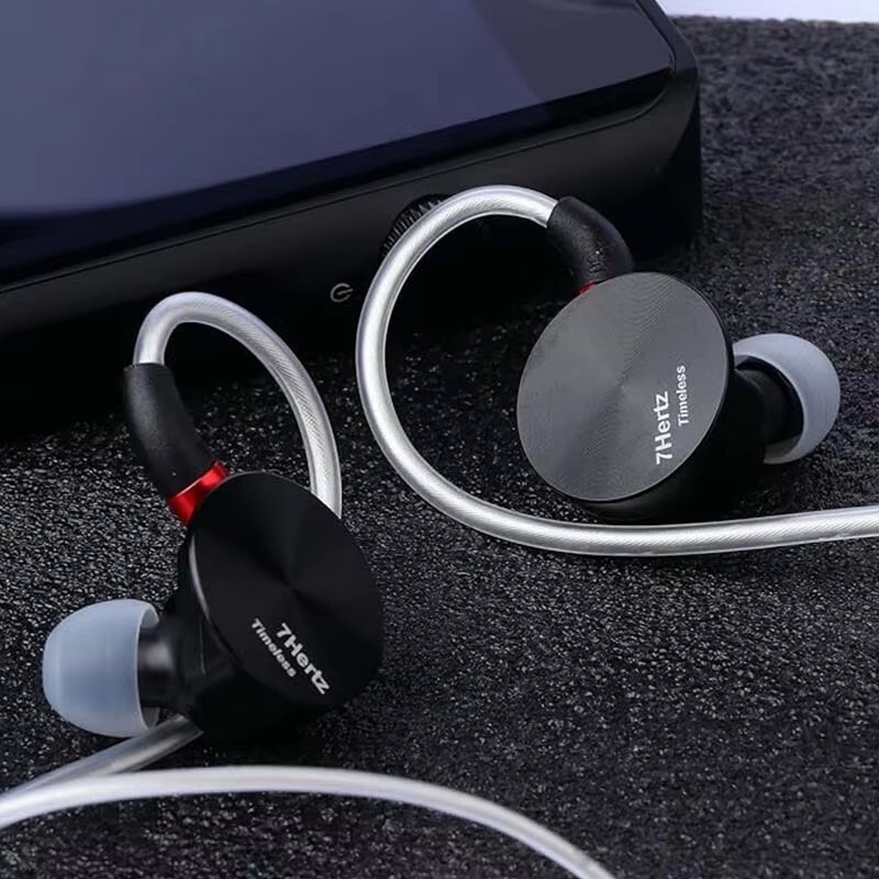 7HZ Timeless IEM HiFi Music CNC Aluminum Shell Earbud with Detachable MMCX Cable