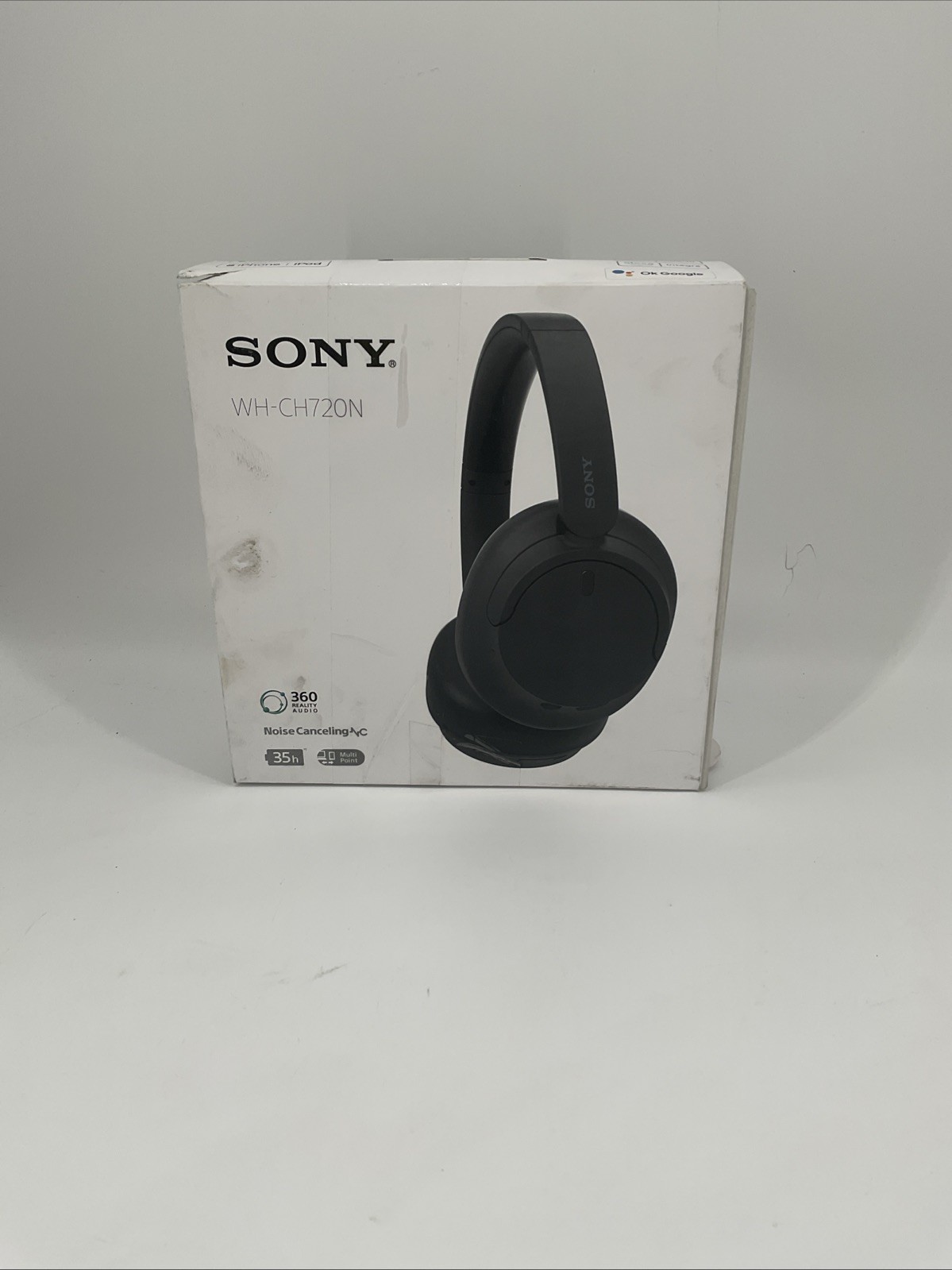 Sony Bluetooth Noise Canceling Over the Eear Wireless Headphones – Black(A24)