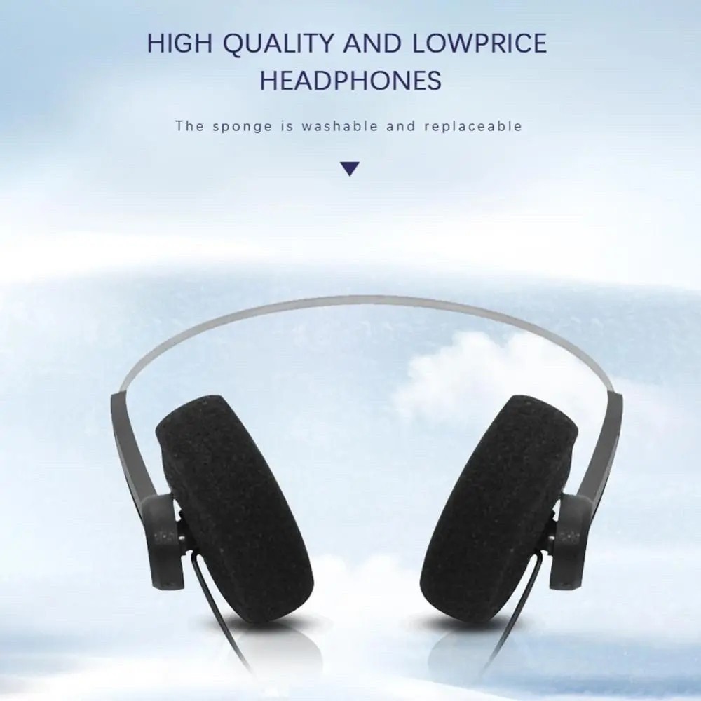 Retro Over-Ear Headphone Vintage Underwire Headphone for Walkman*