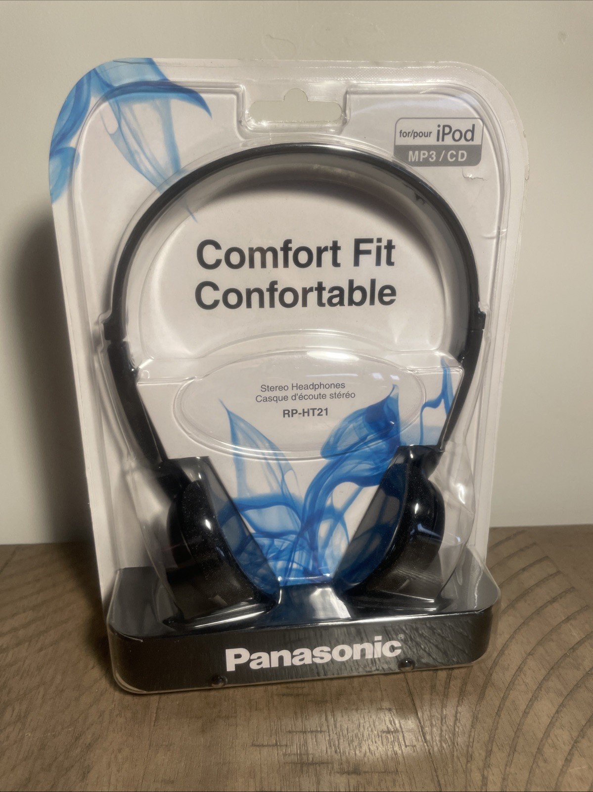 New Panasonic RP-HT21 Lightweight On-Ear Headphones 3.5mm Stereo Plug