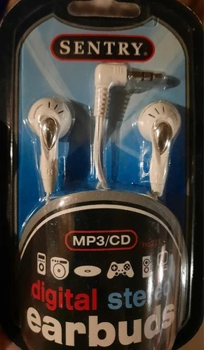 5 Pack New Sentry MP3/CD Digital Stereo Earbuds HO221 3.5mm – 3.5ft Cord