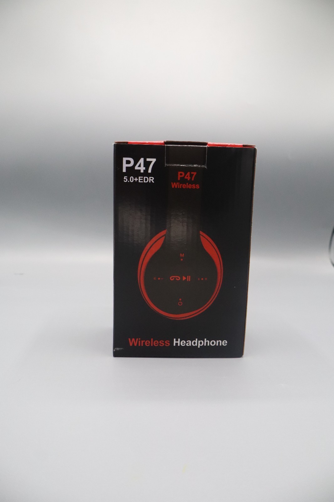 P47 Wireless Headphones Bluetooth 5.0+EDR Foldable Over-Ear with Mic, FM & SD –