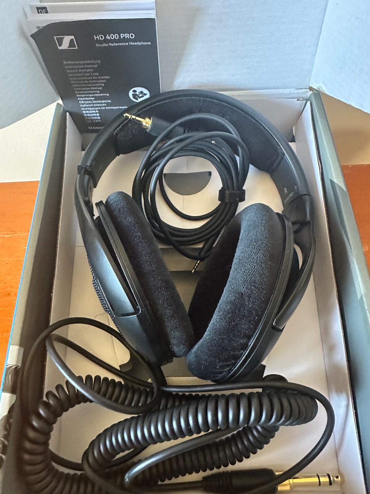 SENNHEISER HD 400 PRO Headphones, open box, lightly used, Excellent condition
