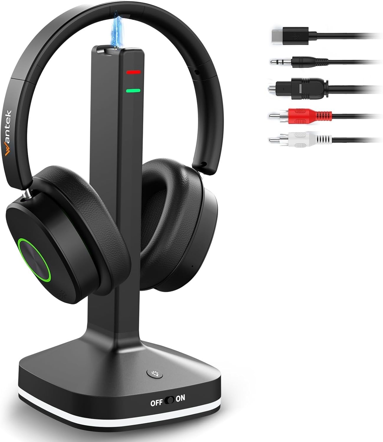 Wantek Wireless Headphones for TV Watching, TV Headphones Wireless for Seniors w