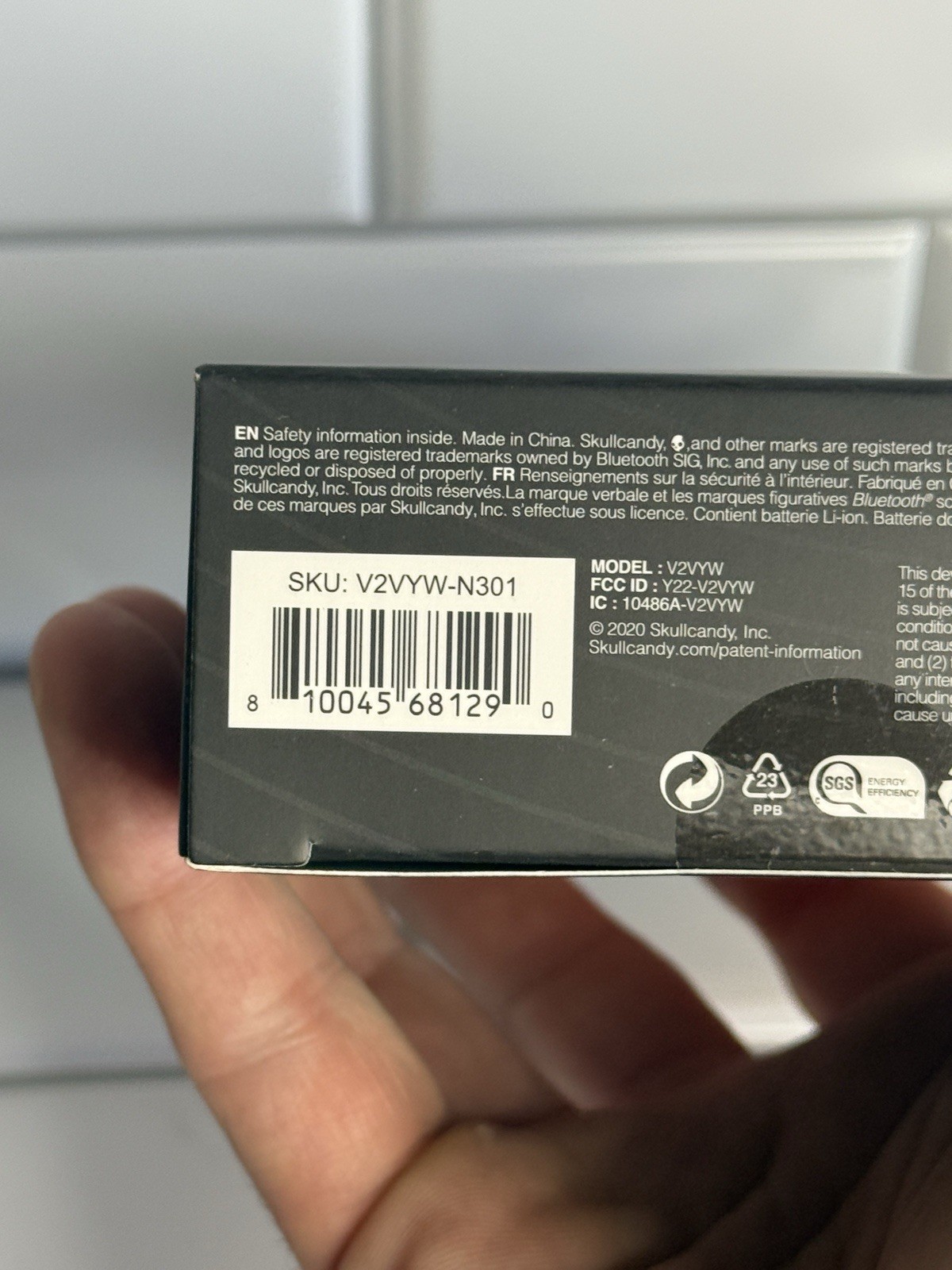 Brand New Vinyl by Skullcandy True Wireless Bluetooth Earbuds – Sunset – SEALED!