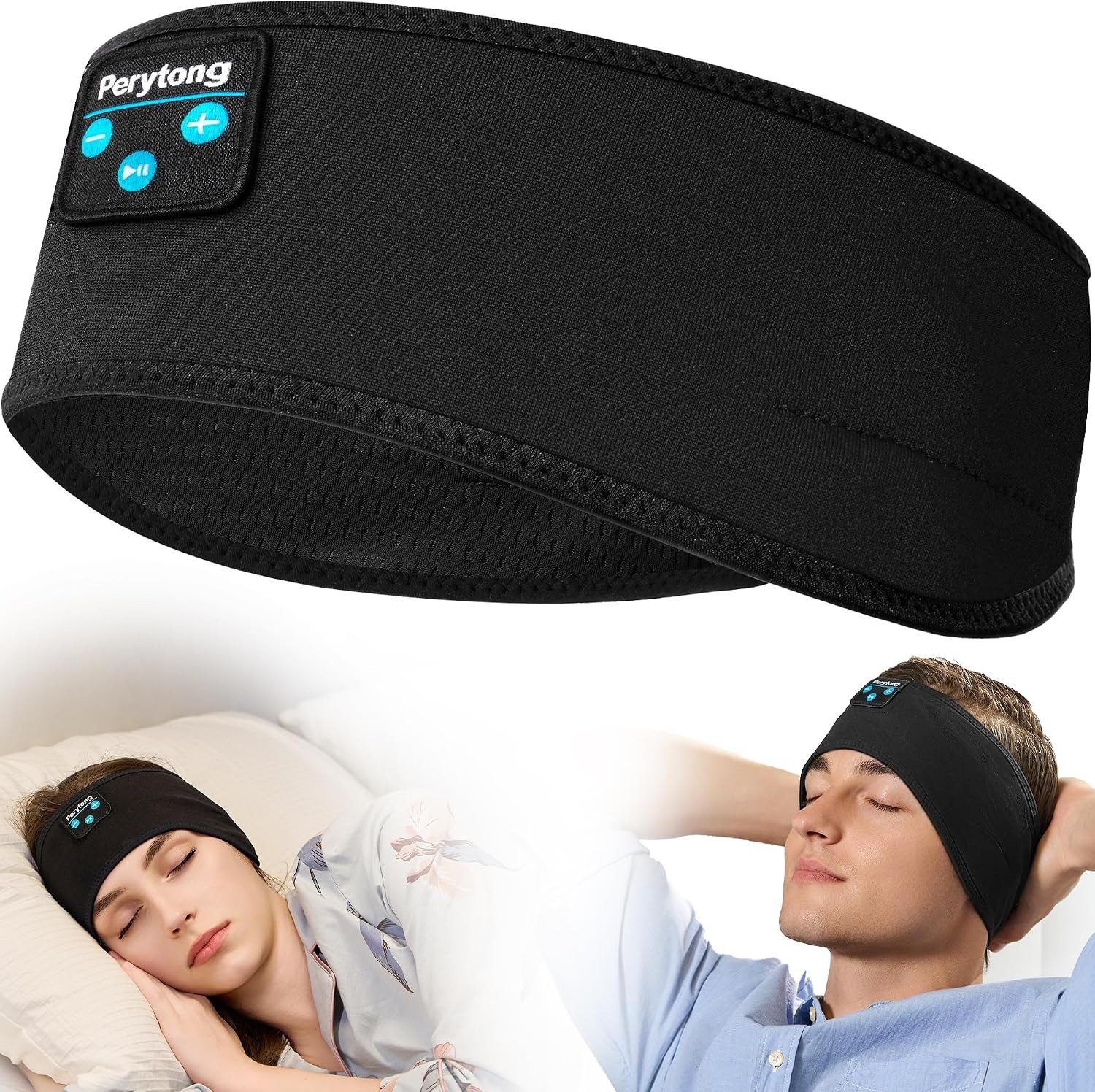 Wireless Bluetooth Sleep Headphones – HD Stereo Sports Headband for Comfort