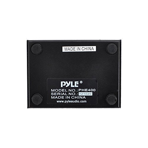 Pyle PHE400 Hum Noise Eliminator 2-Channel Box W/ 1/4″ TRS Phone XLR Jacks