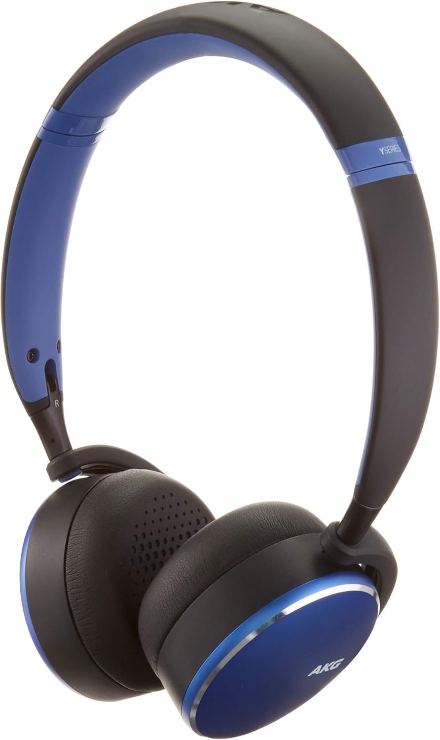 SAMSUNG AKG Y500 On-Ear Foldable Wireless Bluetooth Headphones- Blue (US Version
