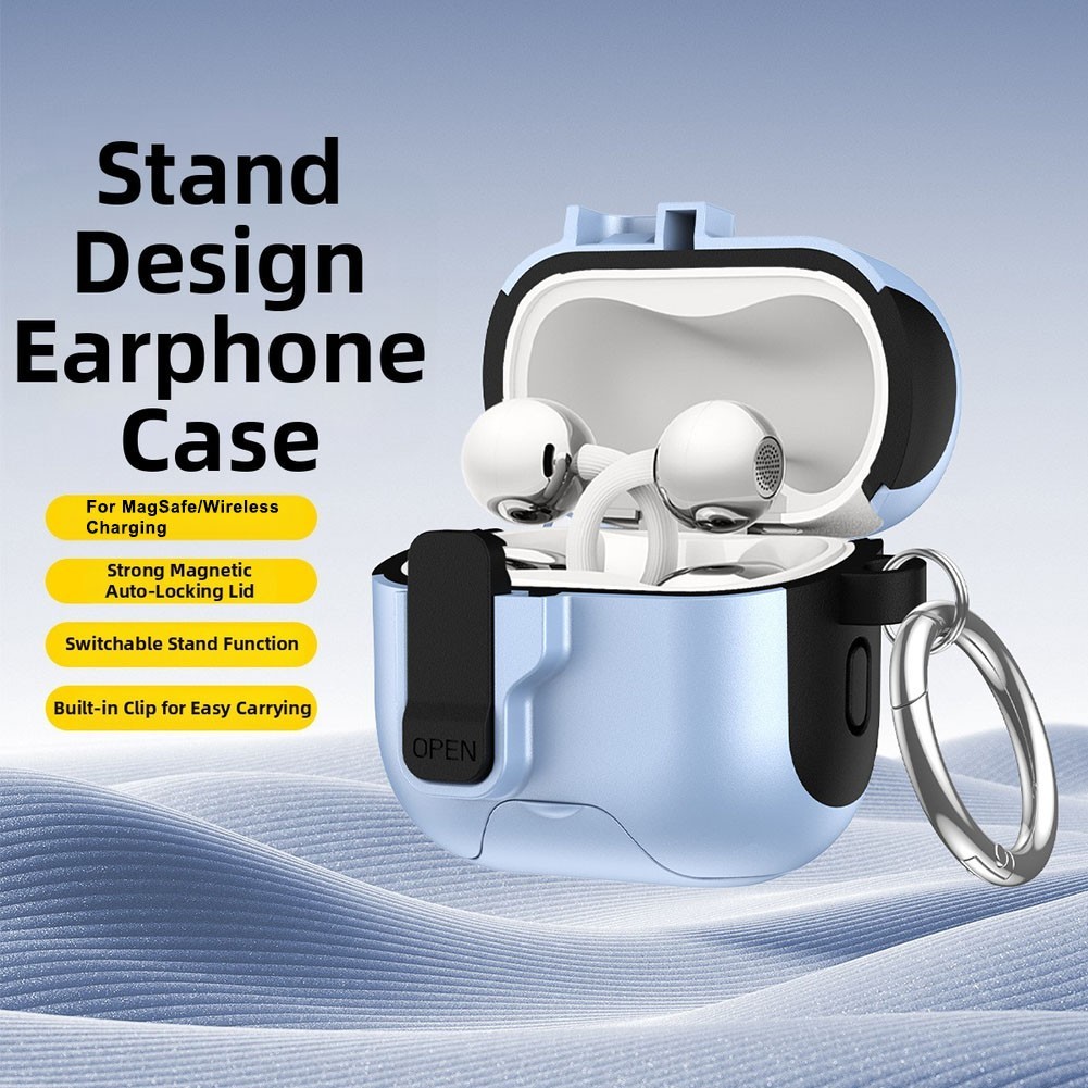 Protective Case for Huawei FreeClip 2 Automatic Locking Design Drop-Resistant