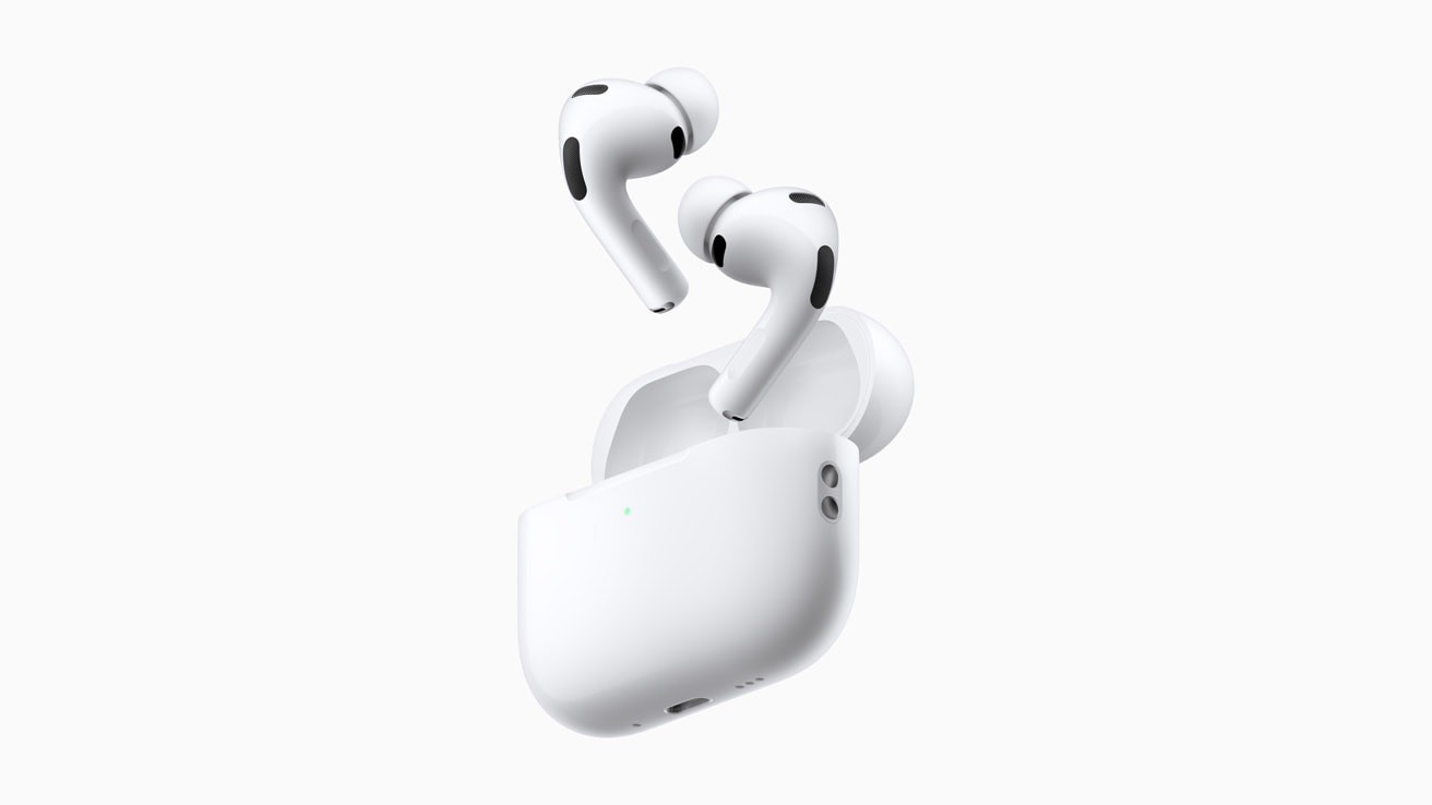 Apple AirPods Pro 3 White In Ear Headphones with Active Noise Cancellation(USED)
