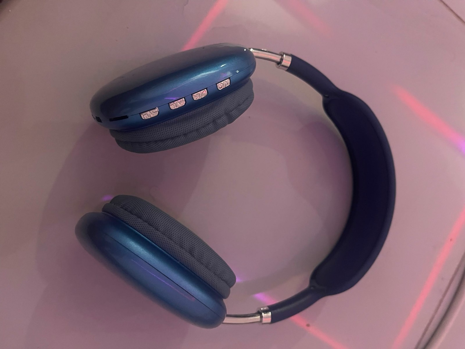 Blue Bluetooth USBC Headphones