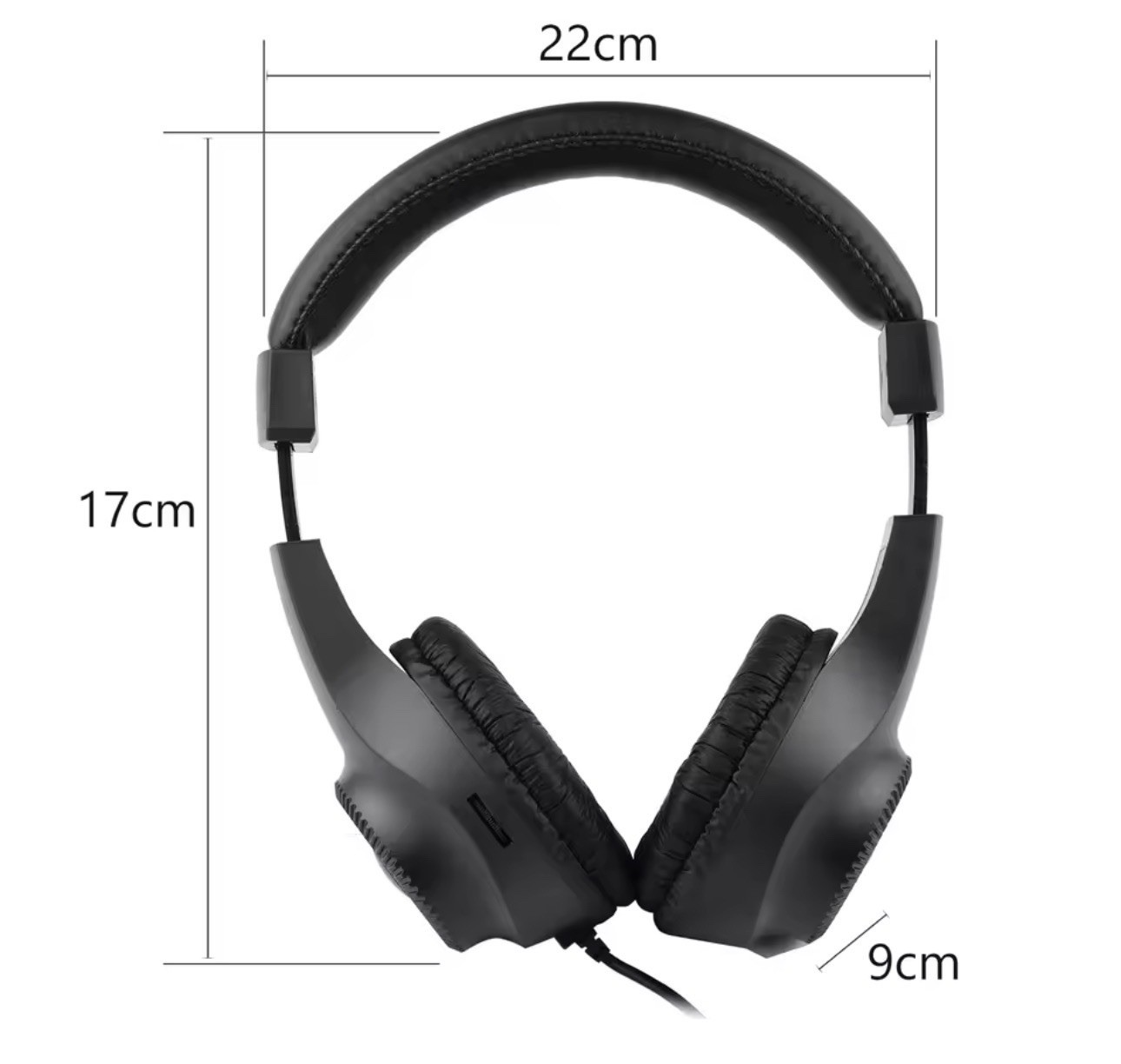 Studio Wired Stereo Monitor Headphones Over-ear Headset 50mm Driver 6.5mm Plug